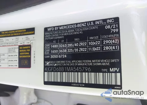 2021 Mercedes-Benz Gle Coupe 4Matic z USA, uszkodzony, nr VIN 4JGFD6BB1MA545796